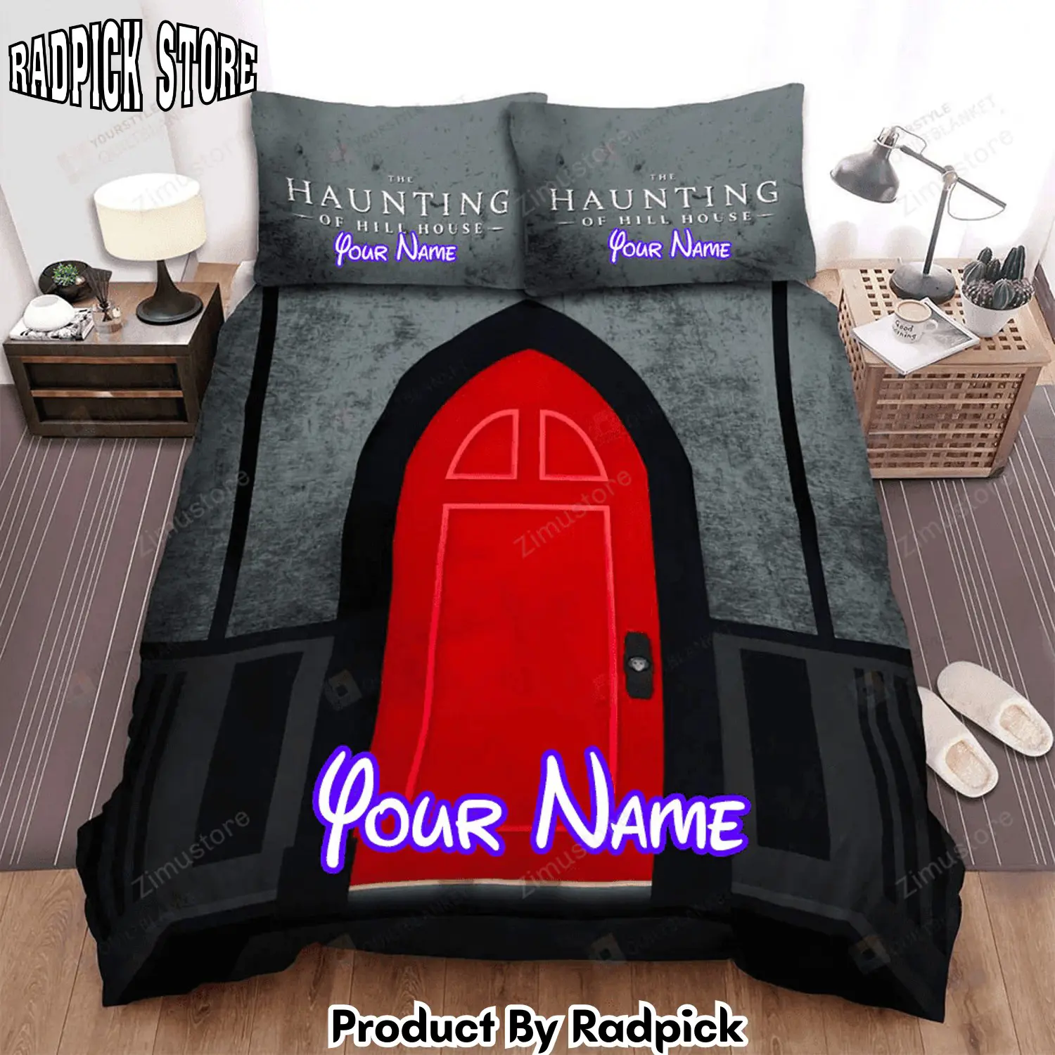 Radpick the haunting of hill house cocoorink movie poster bed sheets spread comforter duvet cover personalized name bedding sets rp3271231